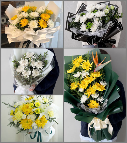 上海嘉定区外冈镇巨门村白事花束代送